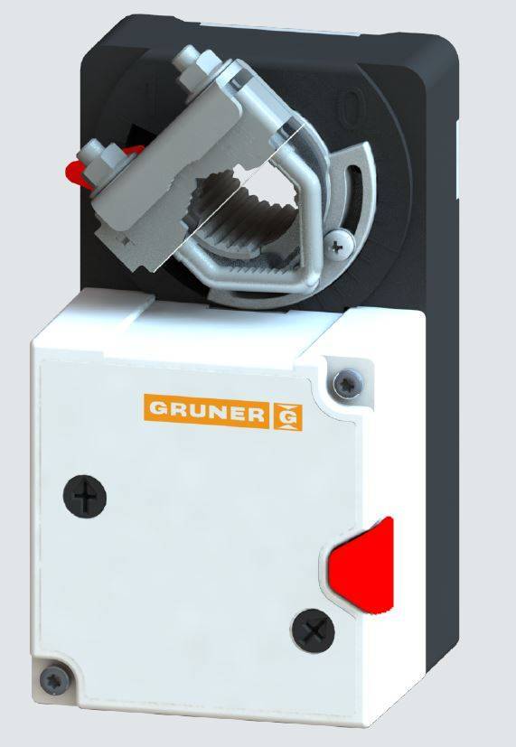 Gruner Stellantrieb Typ 227-230-05 ( 230V - 5 Nm - Ansteuerung 2/3 Punkt)-0