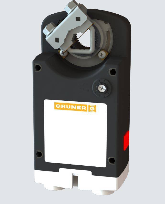 Gruner Stellantrieb Typ 363-024-20 ( 24V - 20 Nm - Ansteuerung 2/3 Punkt)-0