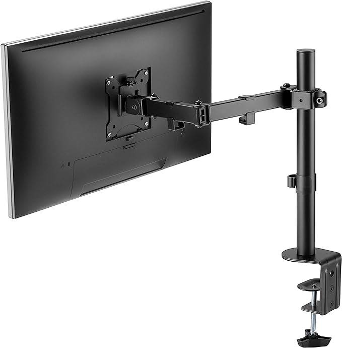 Goobay 58528 Monitorhalterung Single FLEX zur Tischmontage 43 cm (17") - 81 cm (32") Monitorarm rotier- & schwenkbar 8kg-3