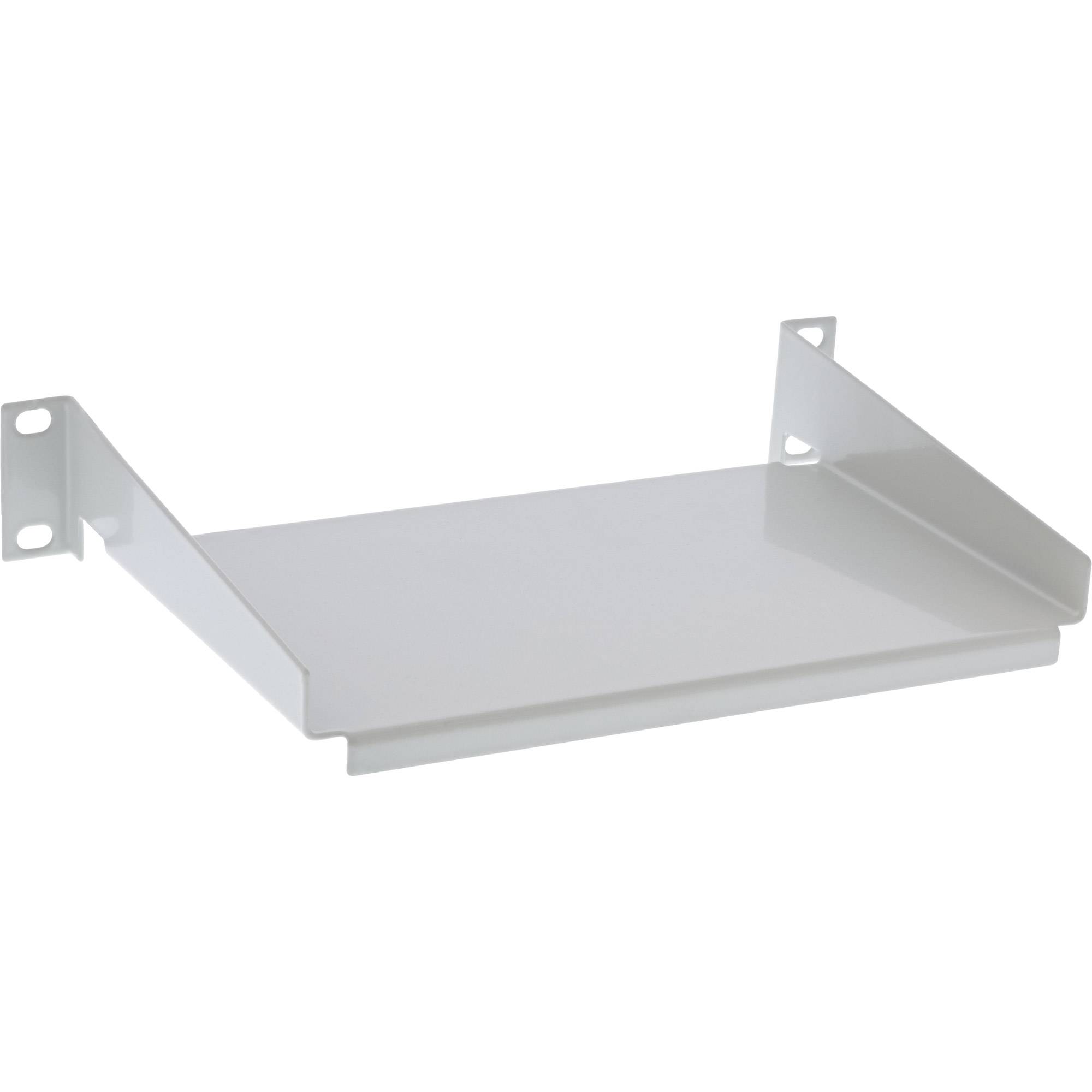 InLine® 10" Fachboden, 160mm, 10kg, 1HE, RAL 7035 grau-2