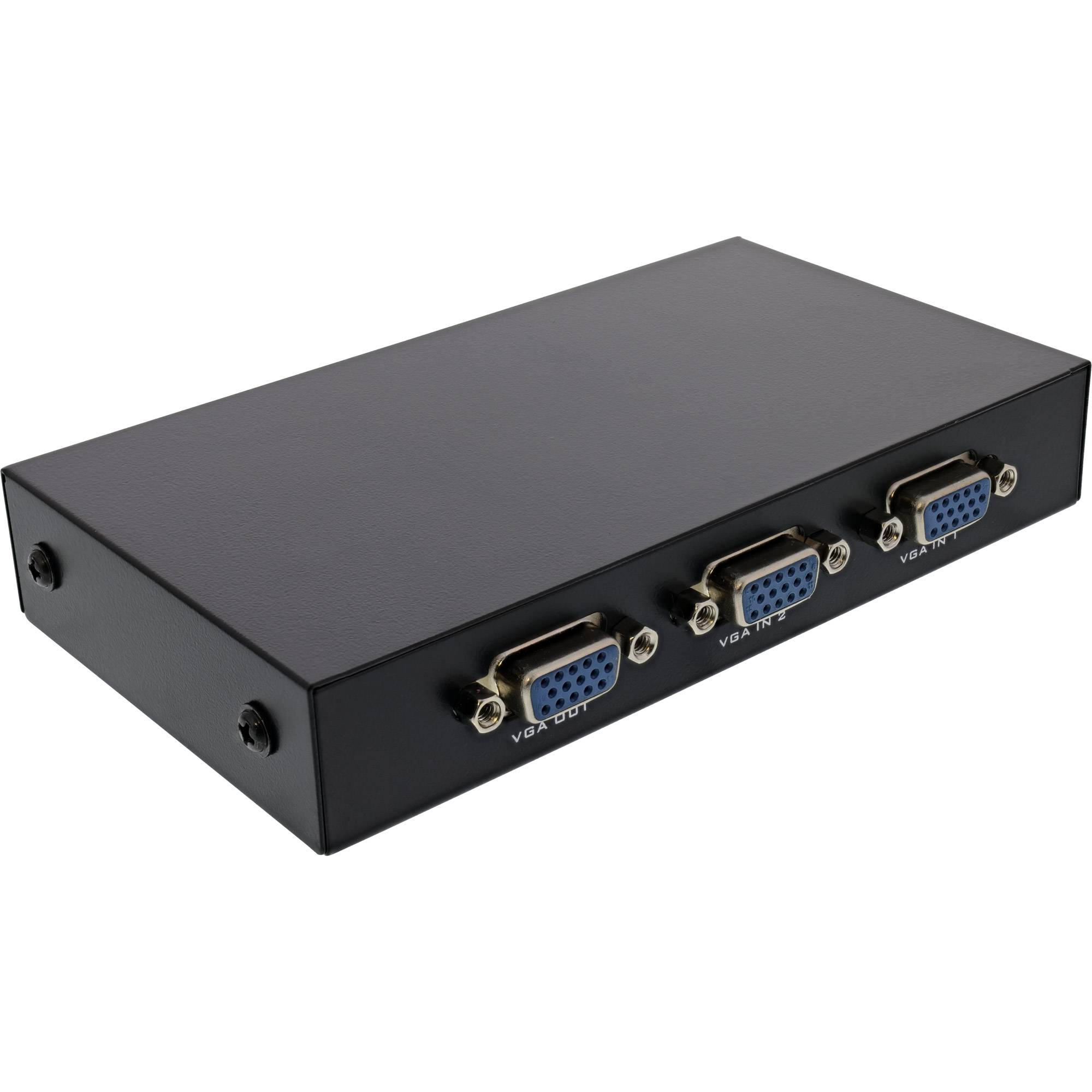 InLine® VGA-Umschalter manuell 2-fach, 15-polig HD-1