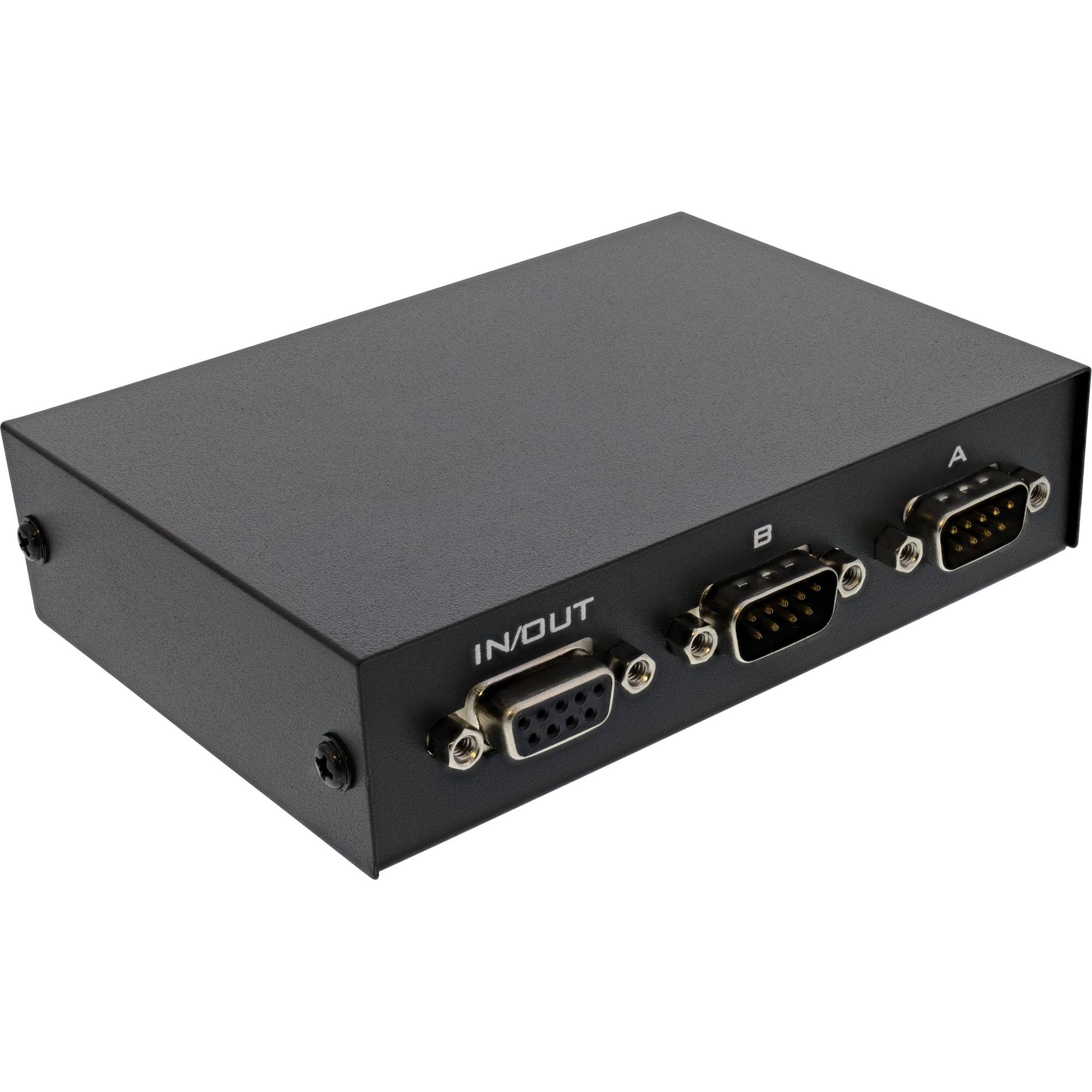 InLine® Seriell-Umschalter manuell 2-fach, RS232, 9-polig Sub-D-1