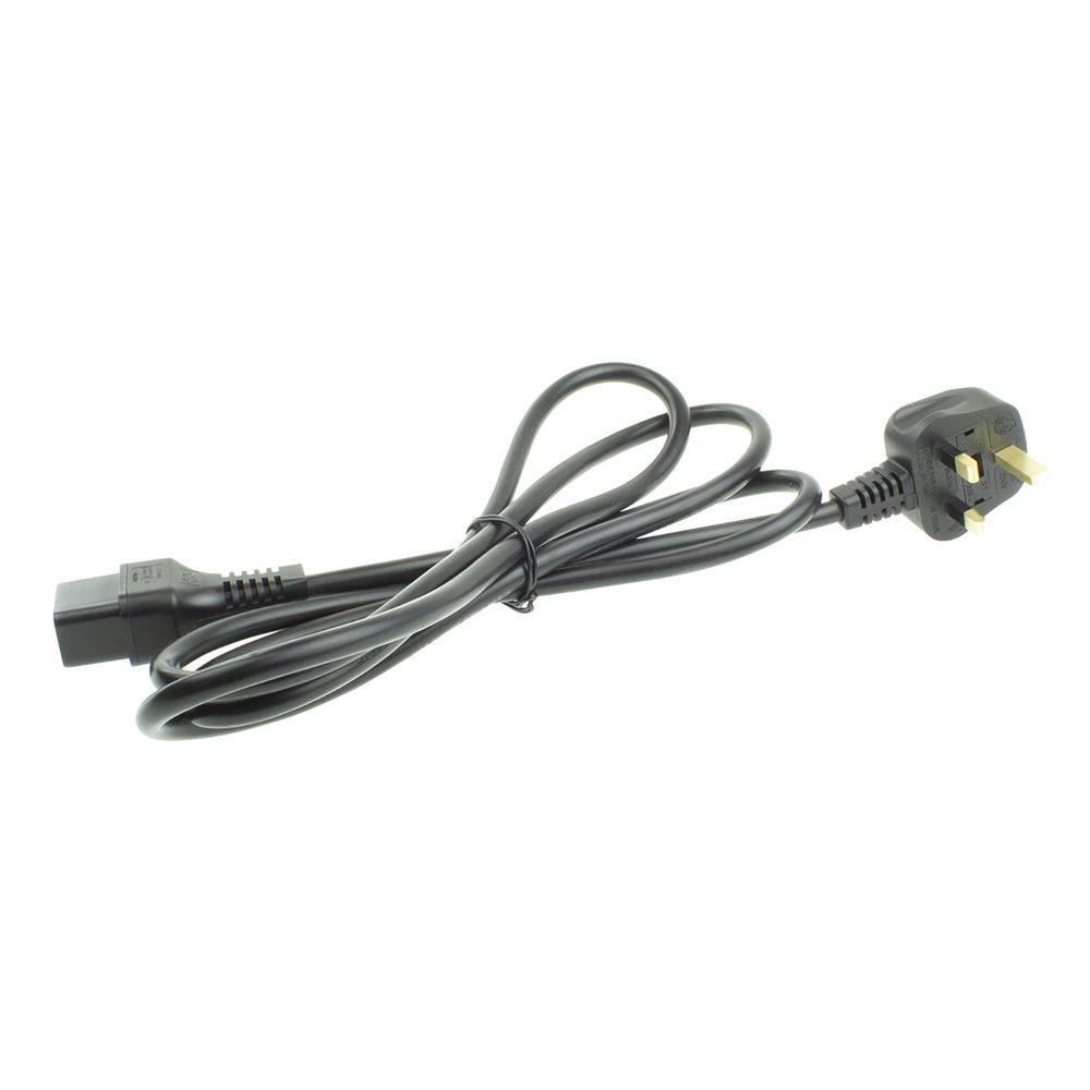 ACT AK5061 Netzkabel UK-Stecker | C19 IEC Lock | Schwarz | 2 Meter-2