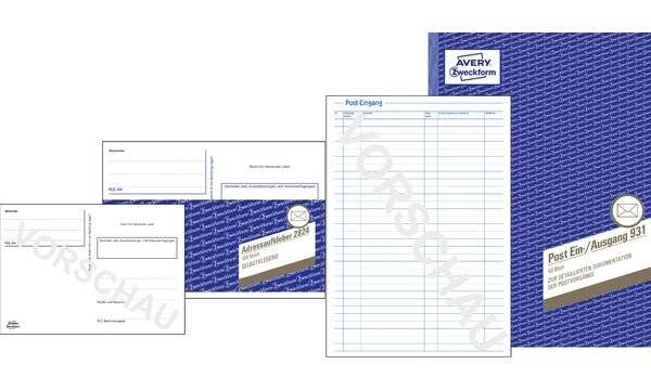 AVERY® Zweckform Adressaufkleberheft 2826, A6, selbstklebend, 10 Blatt-2