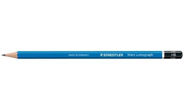 STAEDTLER Bleistift Mars Lumograph, Härtegrad: 3H (5653370)-1