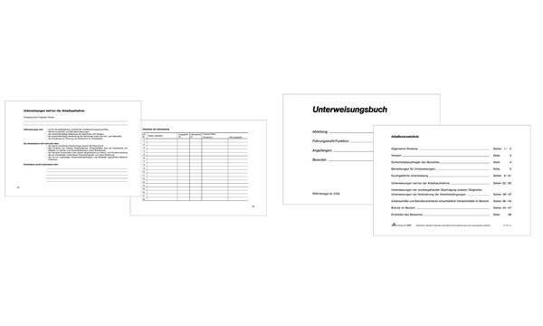 Unterweisungsbuch für die betriebliche Unfallverhütung A5 24 Blatt-2