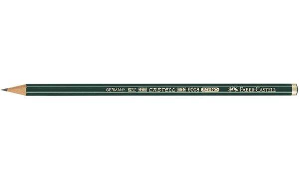Faber-Castell Bleistift CASTELL STENO 119801 B grün-3