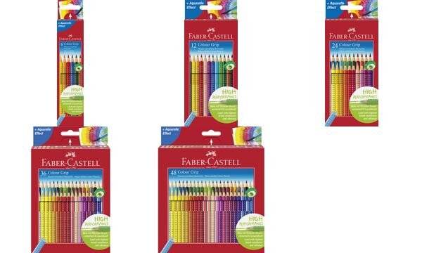 FABER-CASTELL Dreikant-Buntstifte Colour GRIP, 48er Etui (5660696)