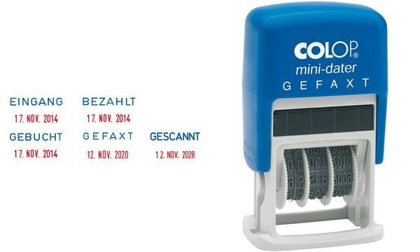 Selbstfärbestempel Mini Dater 160 BEZAHLT-2