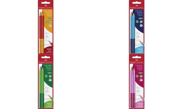FABER-CASTELL - Bleistift Jumbo Grip Two Tone 2xBS BK-4