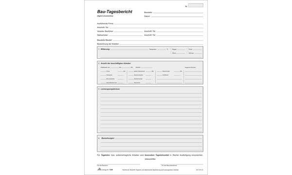 Bautageblock A4 3x40 Blatt selbstdurchschreibend-5