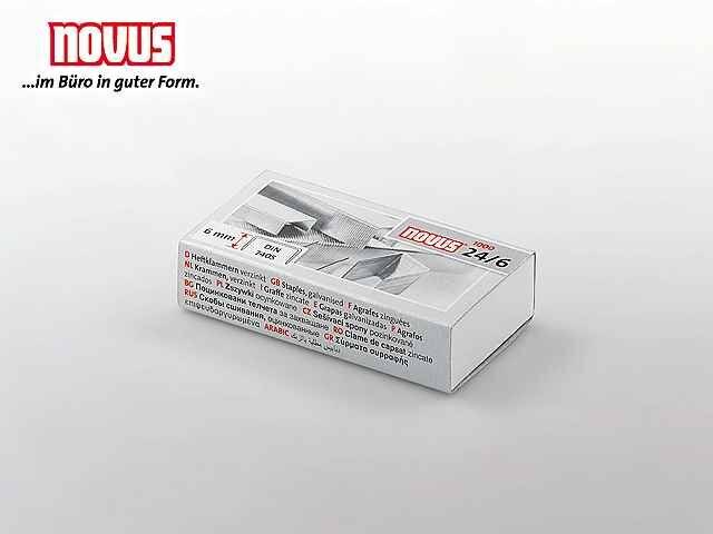 NOVUS DAHLE - Novus SUPER - Heftklammern - 24/6 - 6 mm - Stahldraht-3