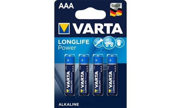 VARTA Batterie Longlife Power 1,5 V AAA-AM4-Micro 1260 mAh LR03 4903-2