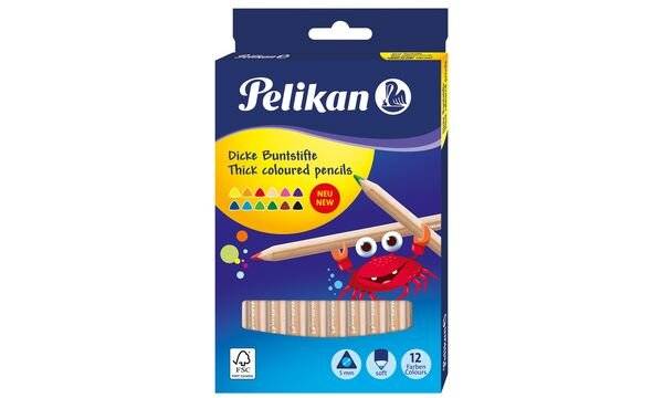 Pelikan Dreikant-Buntstifte Jumbo, 12er Kartonetui (56700047)-0