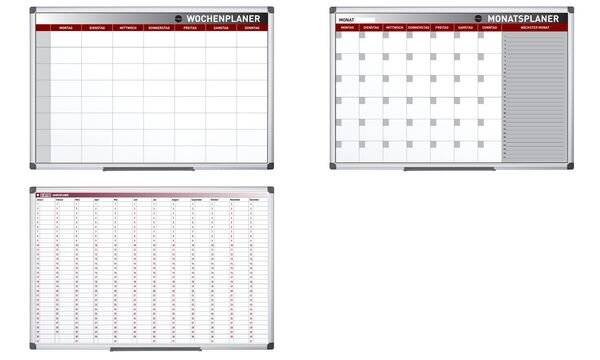 Bi-Office Planungstafel "Wochenplaner", 900 x 600 mm-1