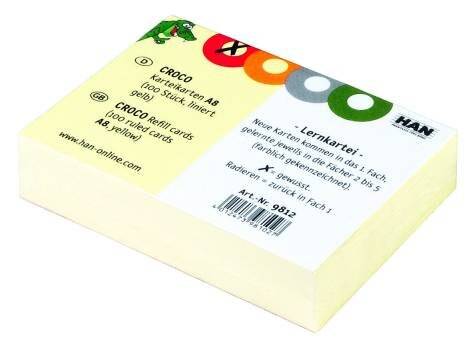HAN Karteikarten für Lernkartei CROCO, A8 quer (81420133)-2
