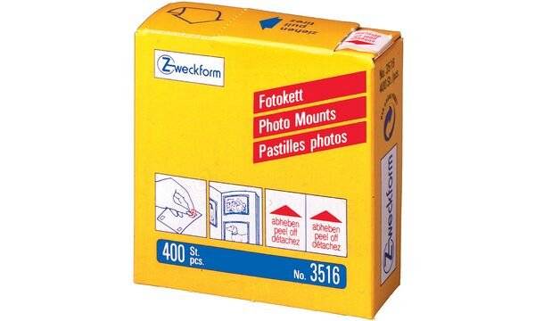 AVERY ZWECKFORM Fotoketts 3516 12x12mm 400 Stück im Spender