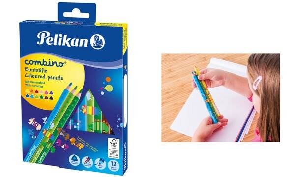 Pelikan Dreikant-Buntstifte combino, 12er Kartonetui (56811194)-9
