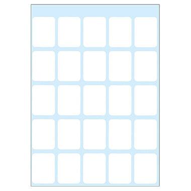 HERMA - Papier - selbstklebend - weiß - 15 x 20 mm 175 Etikett(en) (7 Bogen x 25 Etiketten-1