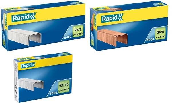 Rapid Heftklammern Standard 26/6, galvanisiert (68861300)