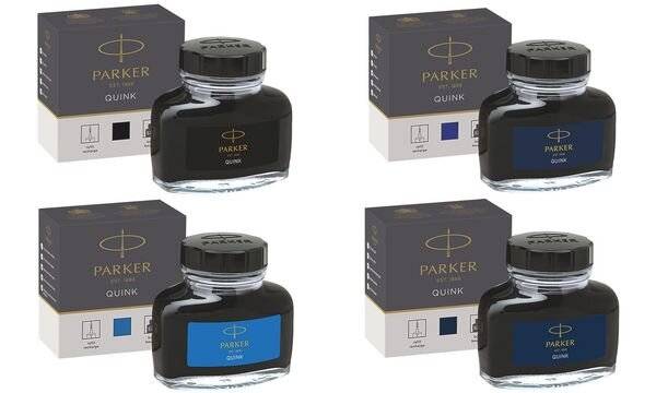 PARKER Tintenflacon QUINK, Inhalt: 57 ml, schwarz-blau (51020192)-0