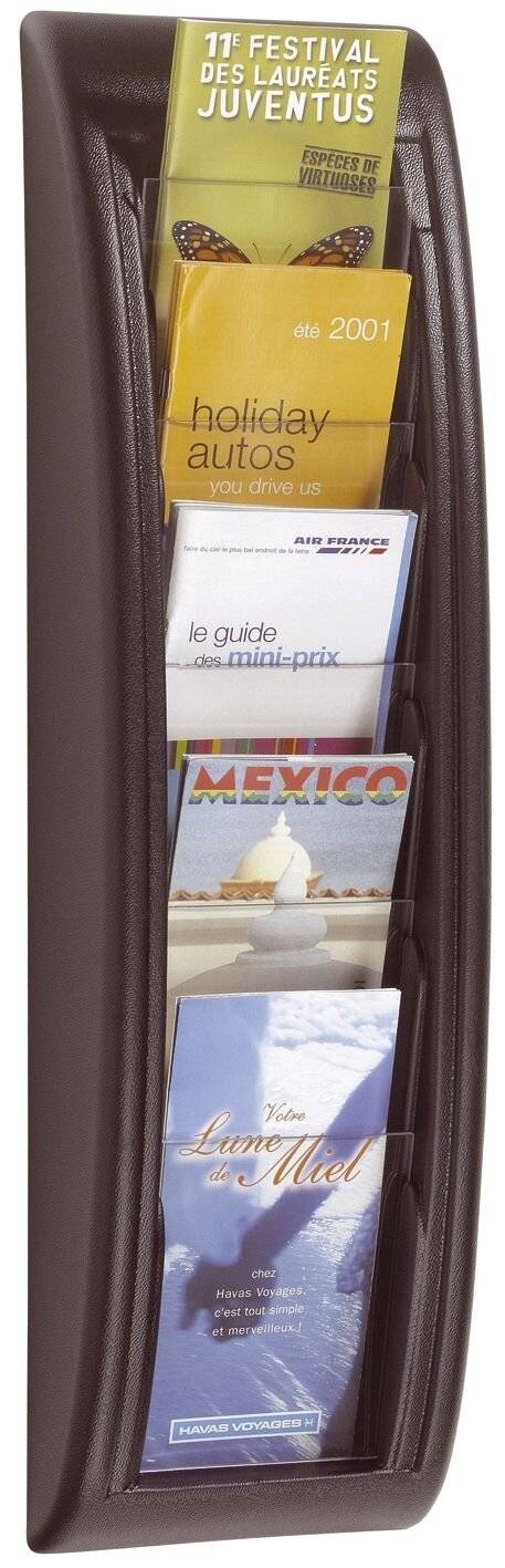 PAPERFLOW Wand-Prospekthalter Quick fit, 1/3 DIN A4, schwarz-2