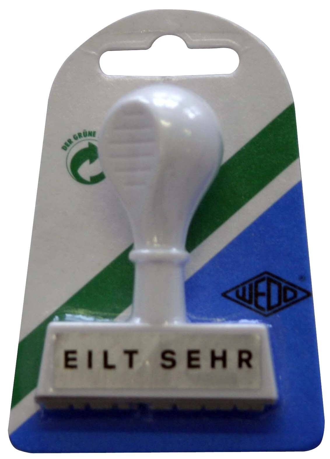 WEDO Stempel Text Eilt Sehr, Lagertext 4,5cm Breite ws-1