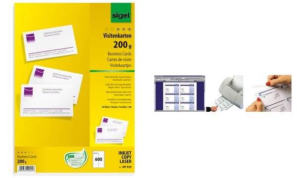 Sigel Visitenkarten DP939-5