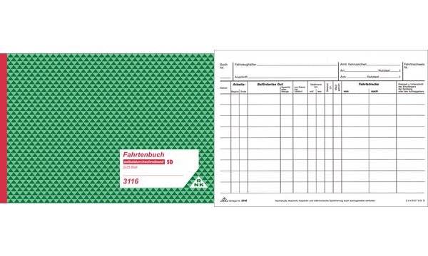 Formularbuch Fahrtenbuch A5 LKW 2x25 Blatt selbstdurchschreibend-5