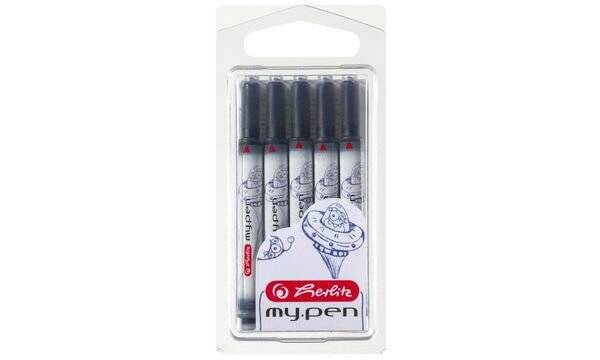 Herlitz my.pen - Tintenpatrone - Blau (Packung-2