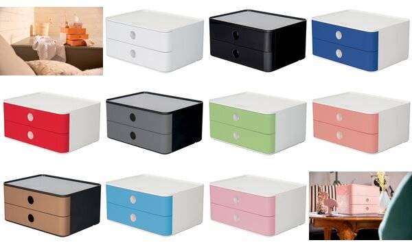 HAN Schubladenbox SMART-BOX ALLISON 1120-83 Braun, Schwarz Anzahl der Schubfächer: 2-2