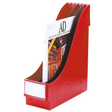 Stehsammler DIN A4 92mm Polystyrol rot-2