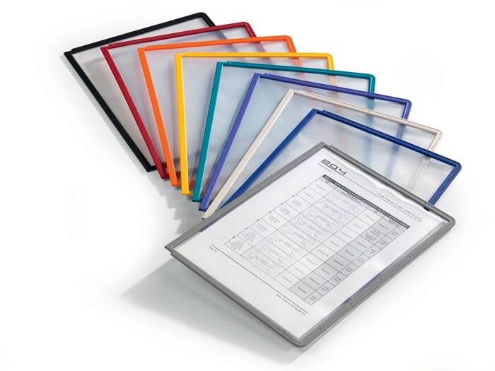 Sichttafel SHERPA Panel DIN A4 PP rot-4
