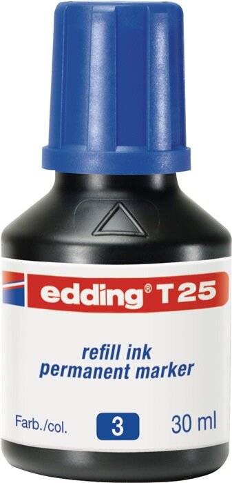 Nachfülltusche T 25 30ml geruchsarme Tusche blau-3