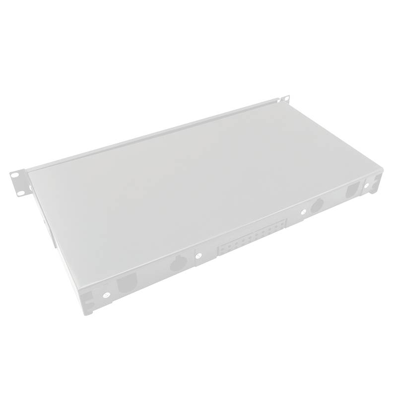 19inch fully equipped splice boxes LC-DX 24 port - multi-mode OM4 - 1U - light grey-3