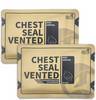 RHINO RESCUE Vent Chest Seal, Thoraxpflaster, First Aid Kit Sterile Pack 1 Stück