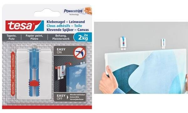 tesa Powerstrips Klebenagel, für Tapete & Putz, 2,0 kg-2