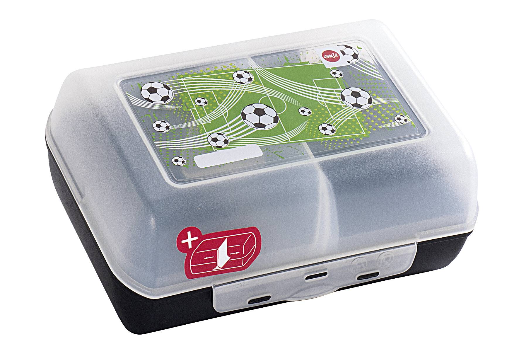 emsa Brotdose VARIABOLO Clipbox, Motiv: Soccer-1