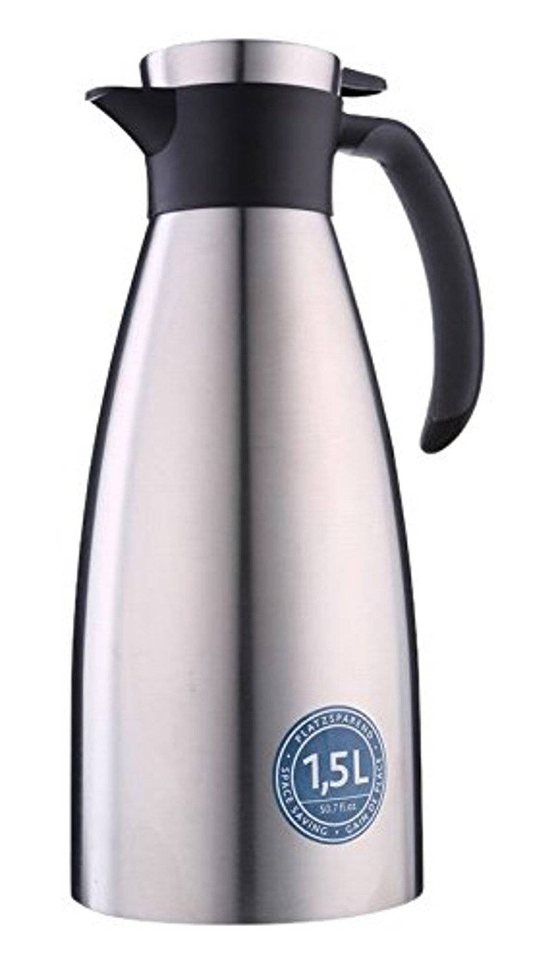 emsa Isolierkanne SOFT GRIP, 1,5 Liter, Edelstahl / schwarz-5