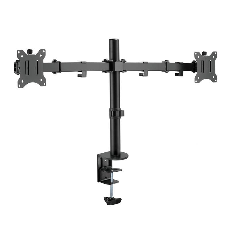 LogiLink Befestigungskit - einstellbarer Arm - für 2 LCD-Displays - Schwarz - Bi-5