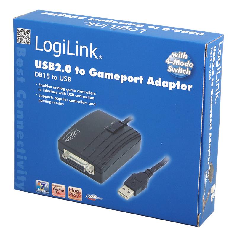 LogiLink Adapter USB 2.0 -> Gameport-1