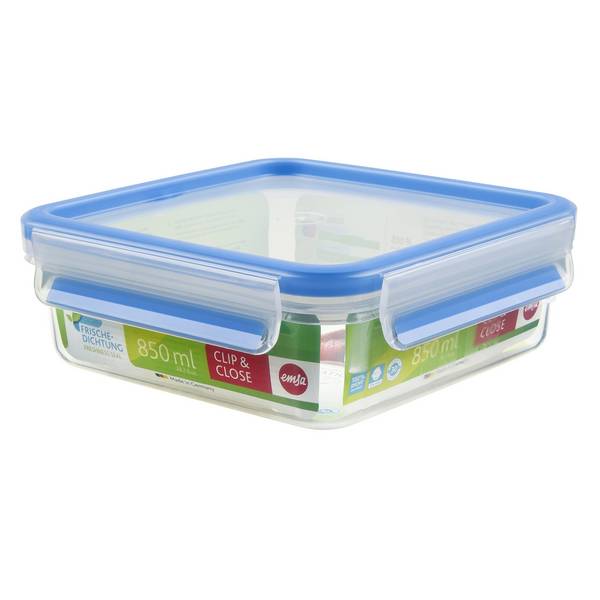 Groupe SEB WMF Frischhaltedose quadratisch 0,85l CLIP CLOSE qu.