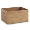 Zeller 13342 Aufbewahrungskiste L, Bamboo 40 x 30 x 21 cm