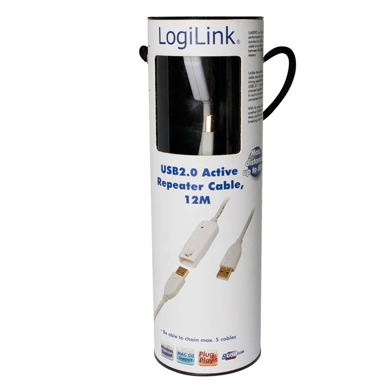 LogiLink Verlängerungskabel USB 2.0, 12m-4