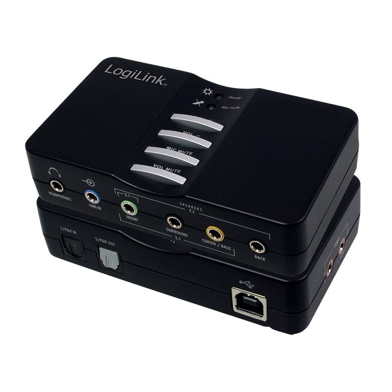 Logilink USB Soundbox Box 7.1 Dolby 8-Kanal Multimedia-Technik Soundkarten-3