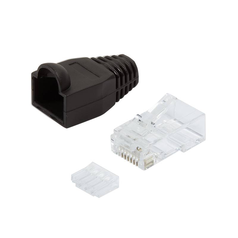Logilink Modular Plug RJ45 Cat.6 UTP, black, 100pcs Kabel & Adapter-1