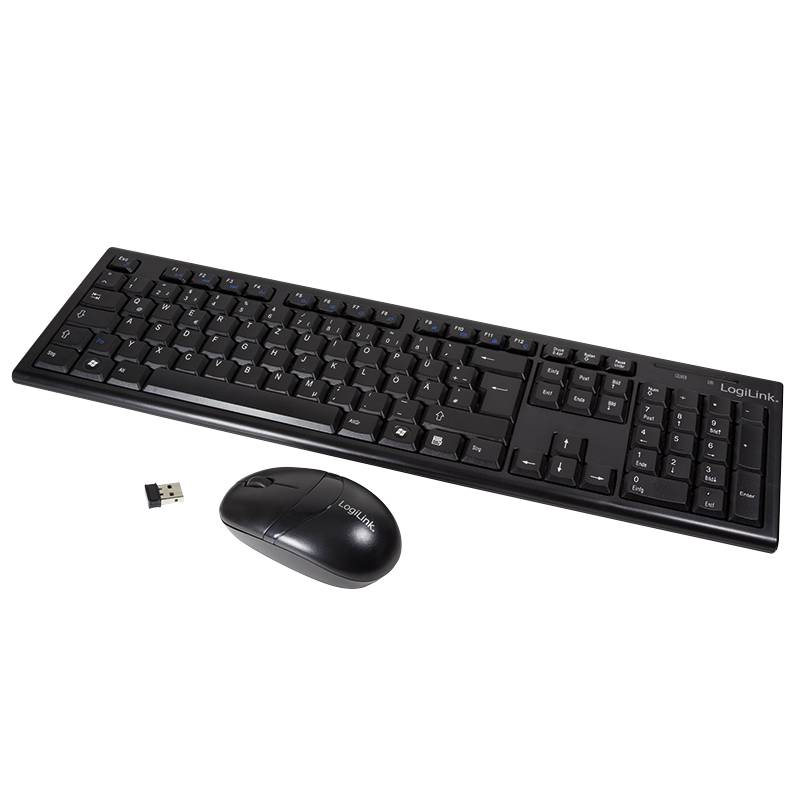 LogiLink Combo Set with Autolink - Tastatur-und-Maus-Setkabellos - 2.4 GHz-3