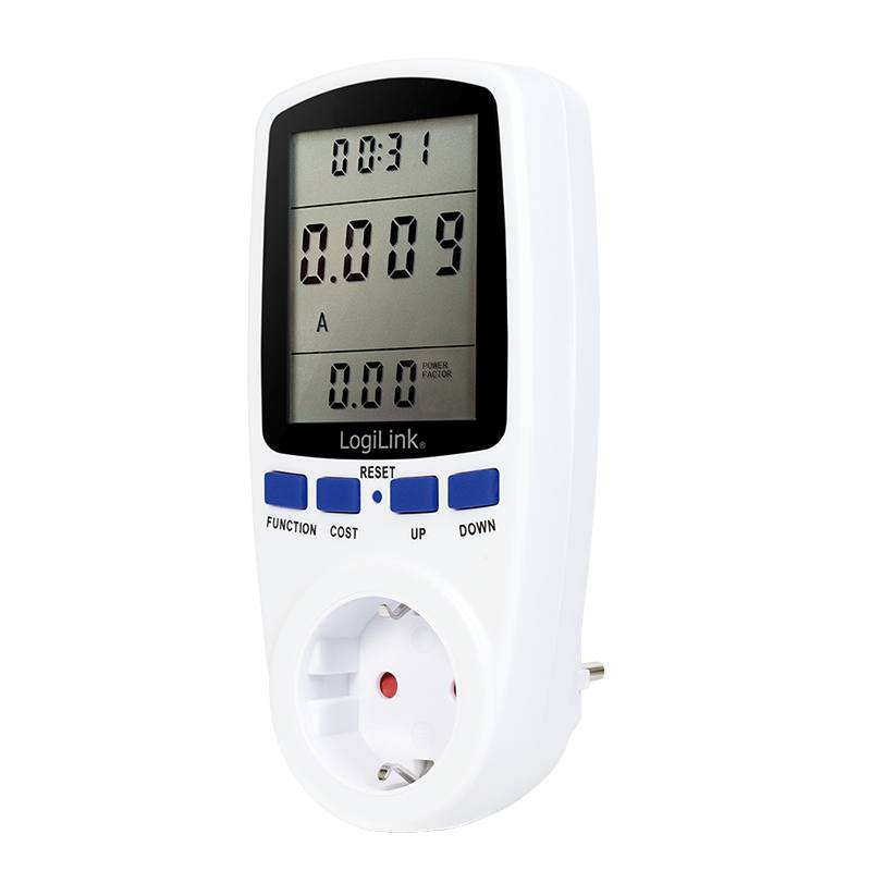 LogiLink EM0003, AC, 16 A, 0,000 - 9999 Hz, 3680 W, 3,6 V, 5 - 40 °C-4