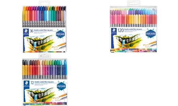 Doppelfasermaler Twin-tip pen VE=36 Farben-2