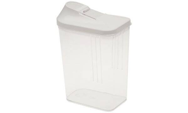 keeeper Schüttdose "paola", 0,5 Liter, weiß / transparent-1